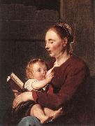 GREBBER, Pieter de Mother and Child sg oil painting artist
